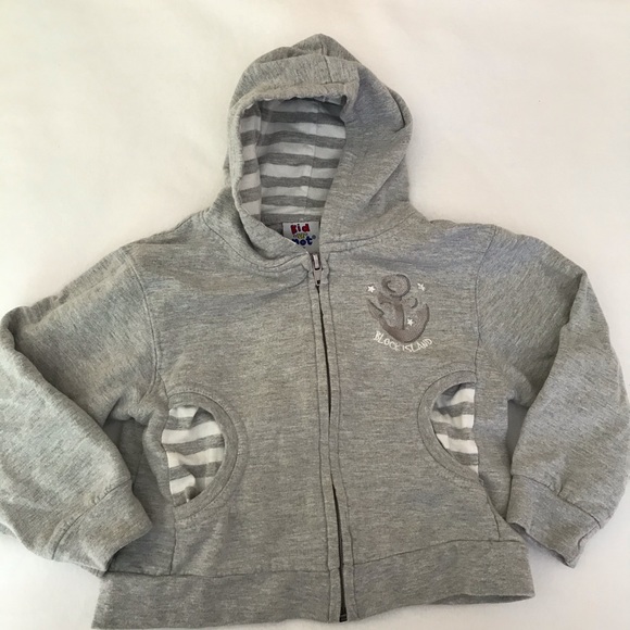 Gray Block Island Anchor Sweatshirt - Picture 6 of 7